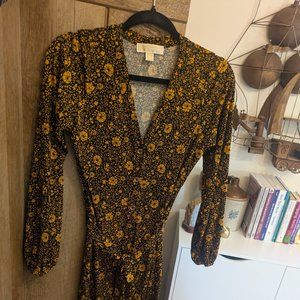 MICHAEL Michael Kors Orange Floral-Print Dress